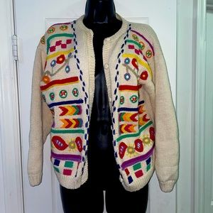 ❗️3 for $21❗️Vintage embroidered sweater